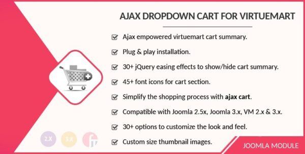 Ajax Dropdown Cart for Virtuemart�