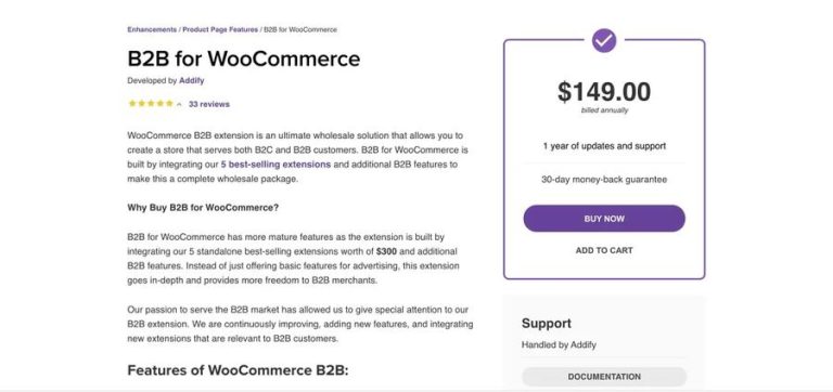 B2B for WooCommerce (by Addify)