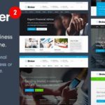 Broker Business and Finance WordPress Theme