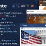 Candidate Political / Non-Profit / Church WordPress Theme