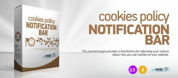 Cookies Policy Notification Bar [Joomla]