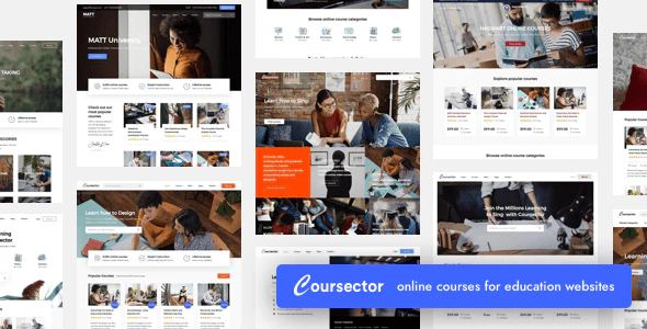 coursector-v2-9-11-lms-education-wordpress.jpg Coursector LMS Education WordPress