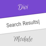 Divi Search Results Module