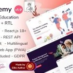 eDemy React Next.js LMS Education & Online Courses Theme 31 January 2023
