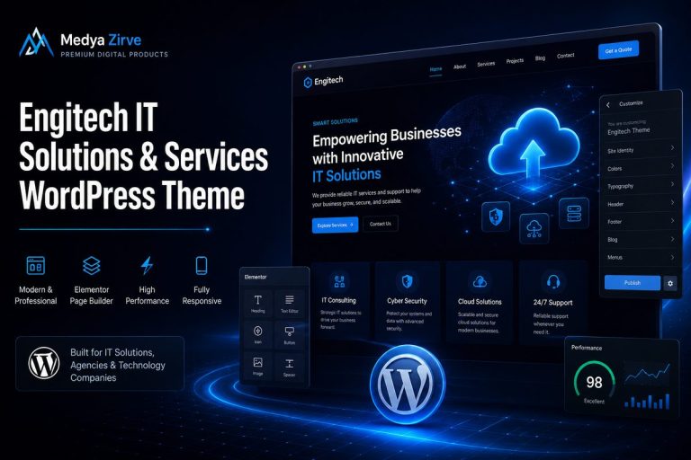 Engitech IT Solutions & Services WordPress Theme