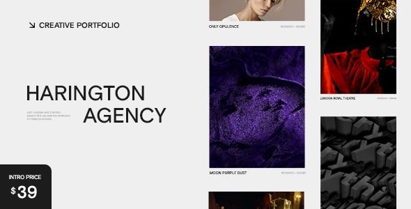 Harington Creative Portfolio Template