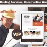 HomeRoofer Roofing Company Services & Construction WordPress Theme