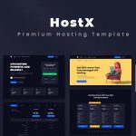 HostX (Sep 22, 2023) � Premium Hosting Template Download