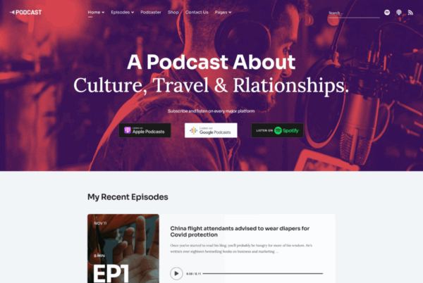 JoomShaper Podcast� Joomla Template