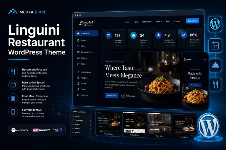 Linguini Restaurant WordPress Theme