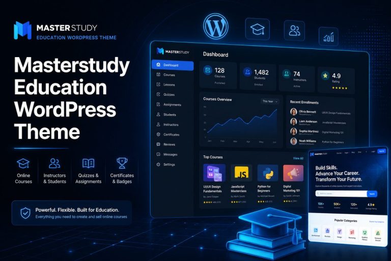 Masterstudy Education WordPress Theme