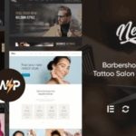 Nelson Barbershop Hairdresser & Tattoo Salon WordPress Theme