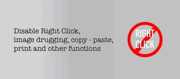 Ol No Right Click� Joomla Plugin