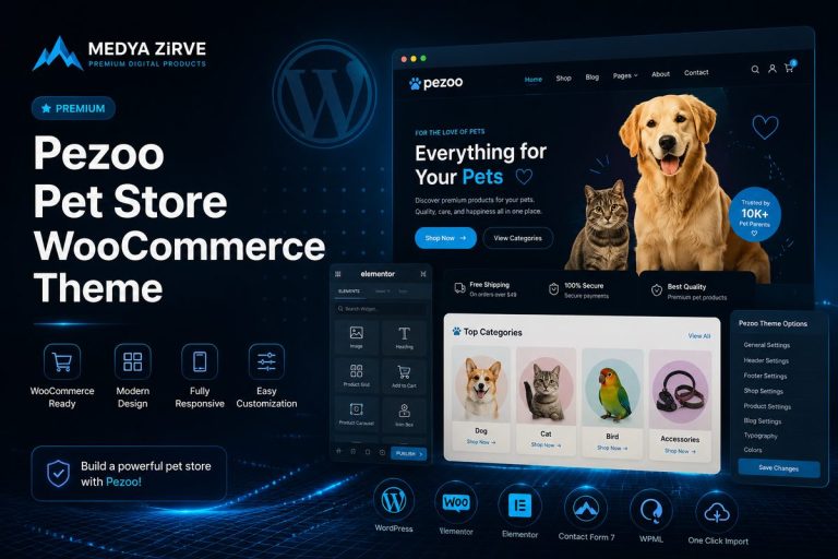 Pezoo Pet Store WooCommerce Theme