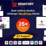 Senatory Political Candidate WordPress Theme