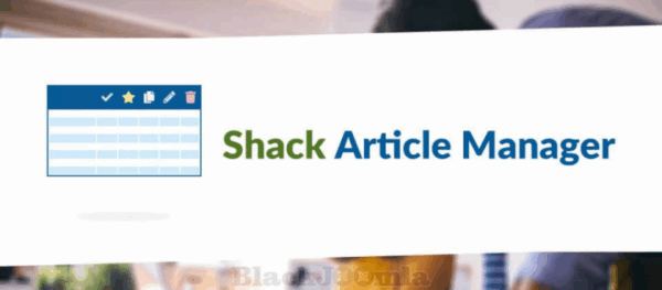 Shack Article Manager� Joomla Plugin