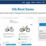 Vik Rent Items Pro for WordPress