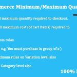 WooCommerce � Minimum/Maximum Quantities