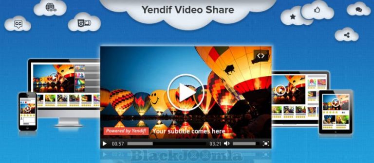 Yendif Video Share PRO component of the gallery of video files for Joomla